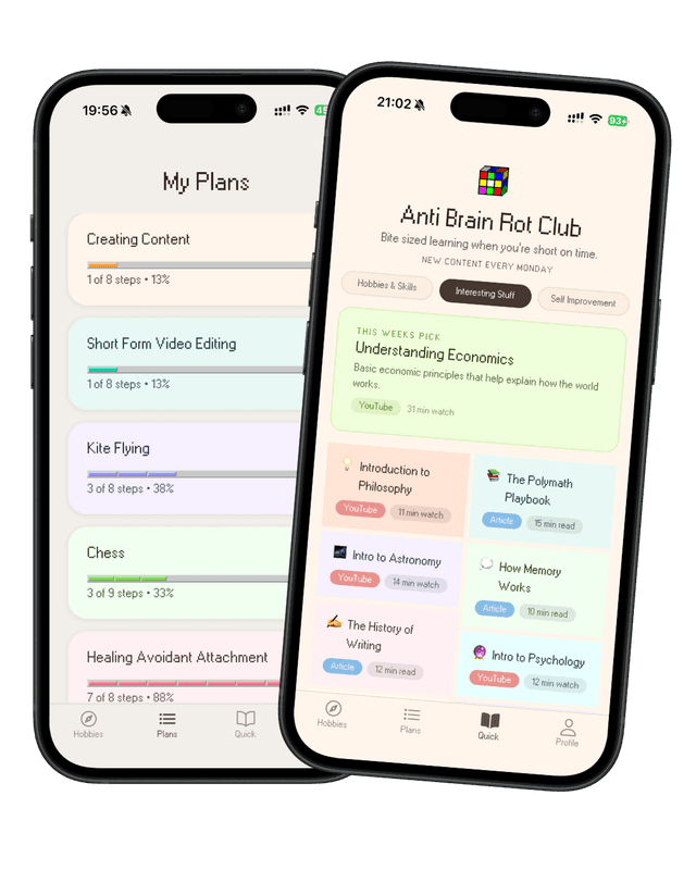 Anti Brain Rot Club Screen